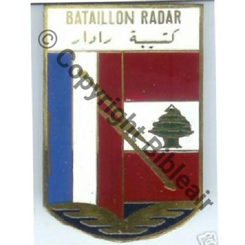 OPEX  NH  BATAILLON RADAR Fab Libanaise Metal peint Eping soudee 22Eur01.06